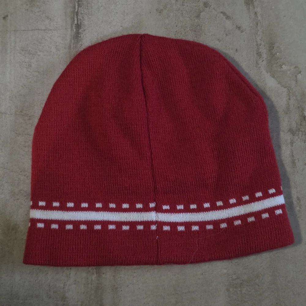 Red Beanie with Elf On The Shelf Design